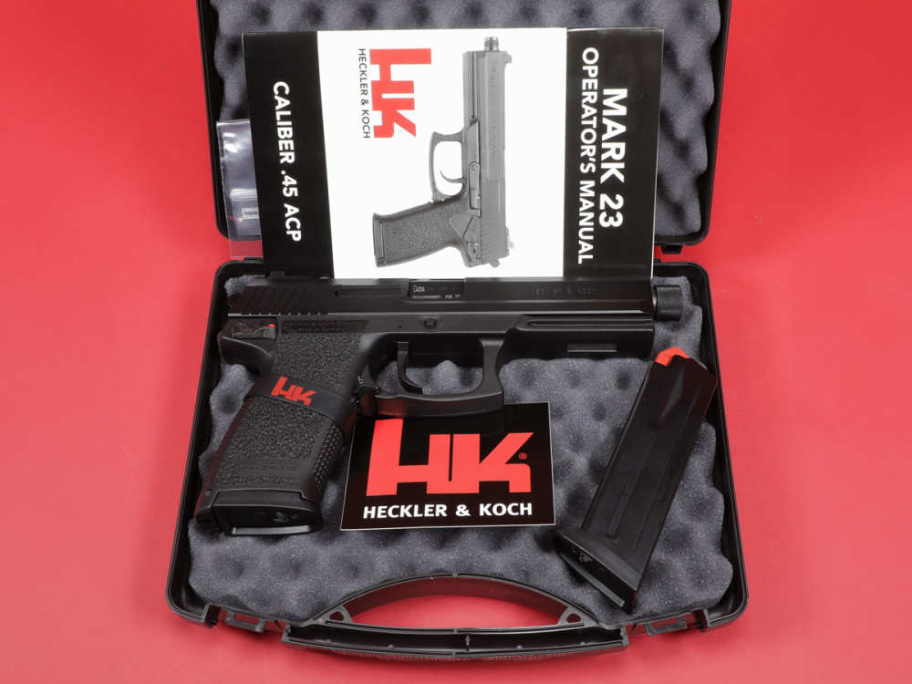 HK Mark 23 SOCOM MK23 45ACP 5.87" Pistol NIB 2x12rd Mags 81000078 InStock-img-5