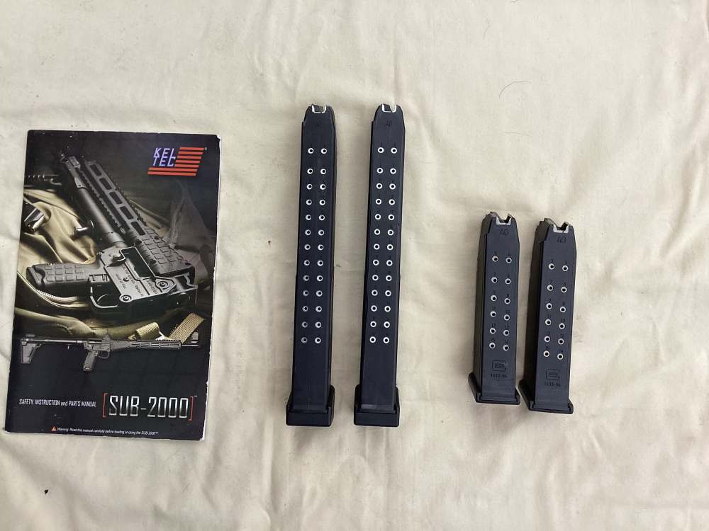 Kel Tec Sub 2000 Glock Pattern 40 SW LNIB 4 Magazines-img-20
