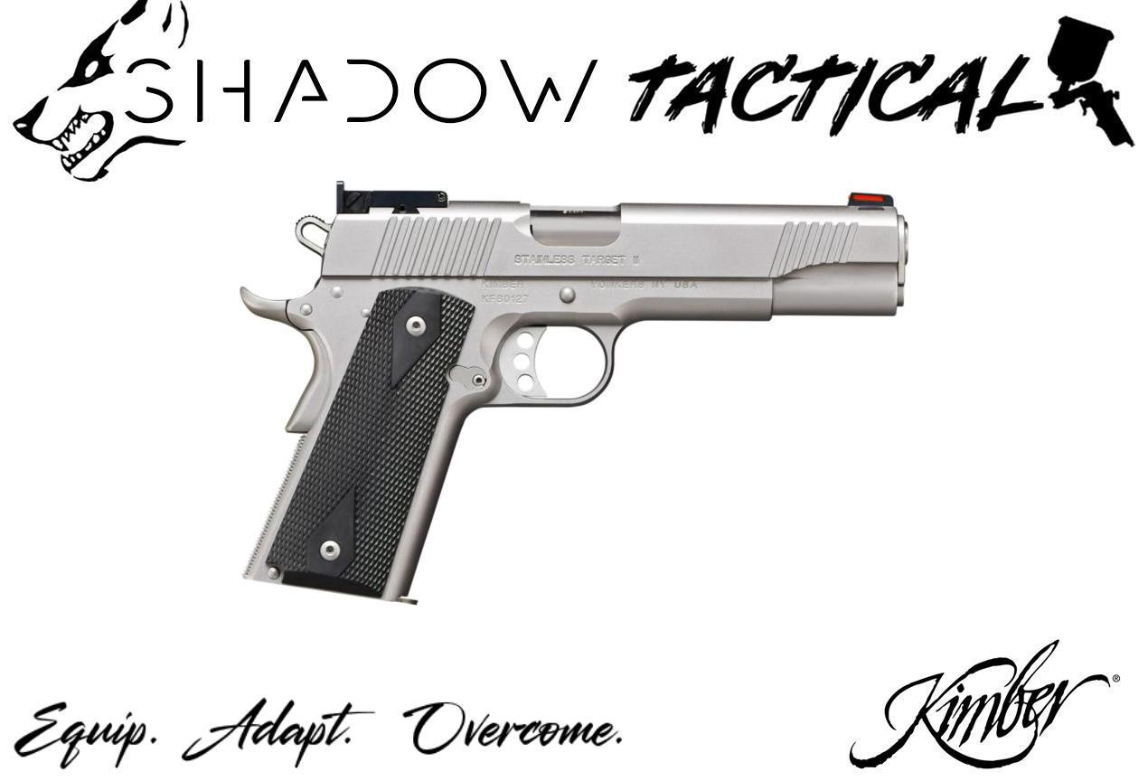 Kimber 3200108CA, Stainless Target II, 9mm Luger, 9+1, 1911 Series-img-0