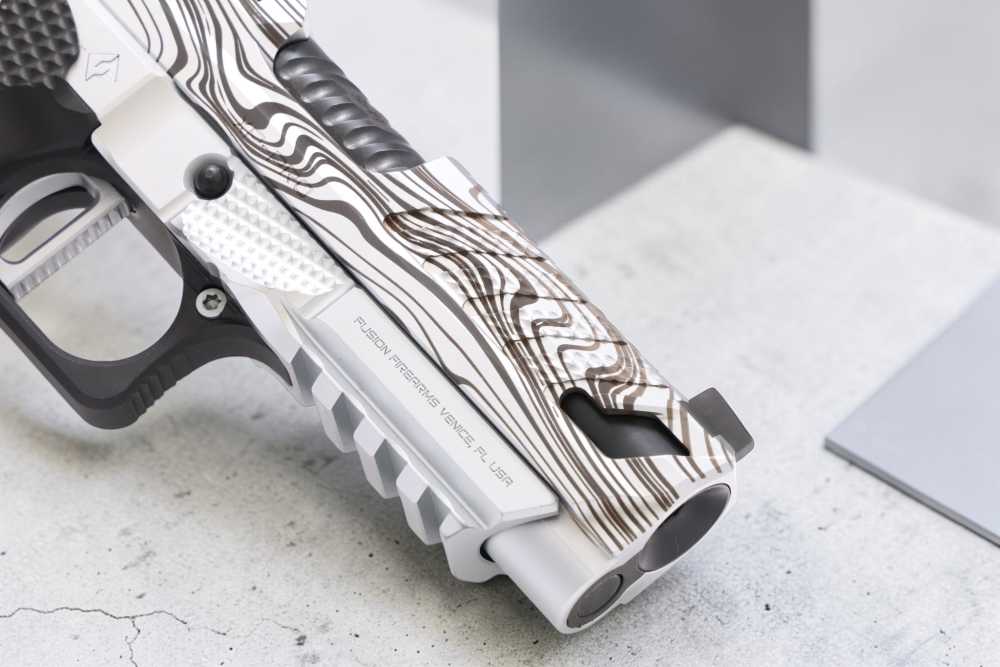 CUSTOM SHOP XP-PRO PORTED DAMASCUS PATTERNED AMBI THUMB LEDGE FUSION FA-img-3