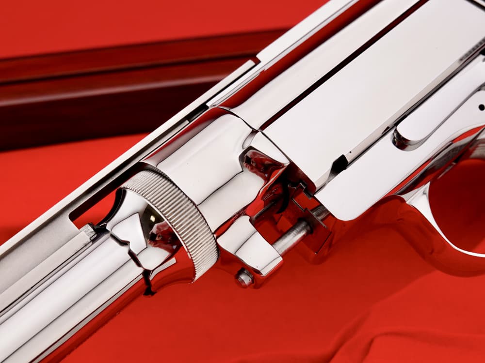 RARE 2008 WILDEY SURVIVOR 8" .45 WINCHESTER MAGNUM MIRROR POLISH STAINLESS-img-14