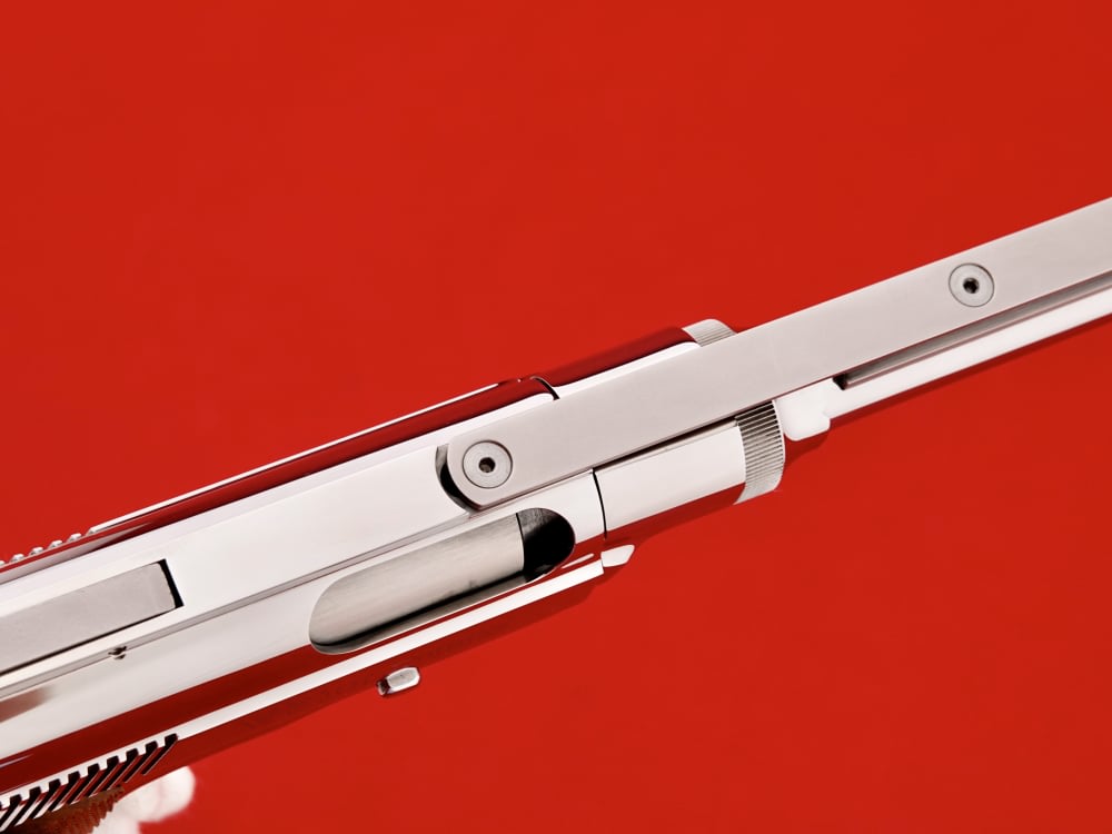 RARE 2008 WILDEY SURVIVOR 8" .45 WINCHESTER MAGNUM MIRROR POLISH STAINLESS-img-21