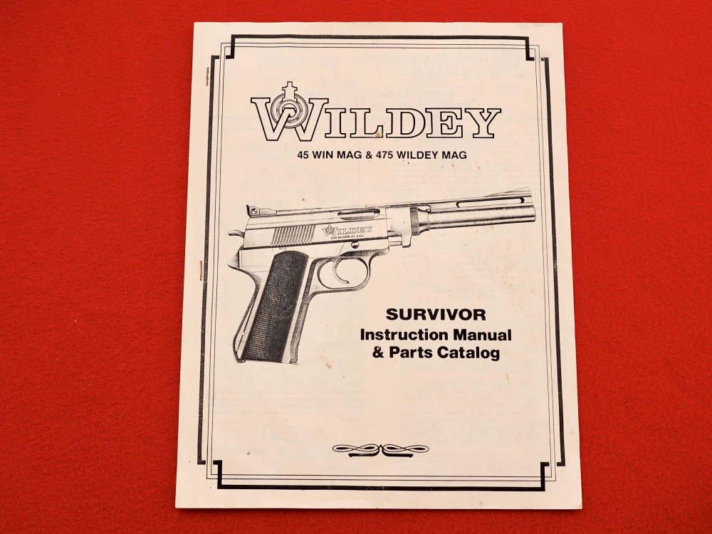 RARE 2008 WILDEY SURVIVOR 8" .45 WINCHESTER MAGNUM MIRROR POLISH STAINLESS-img-36