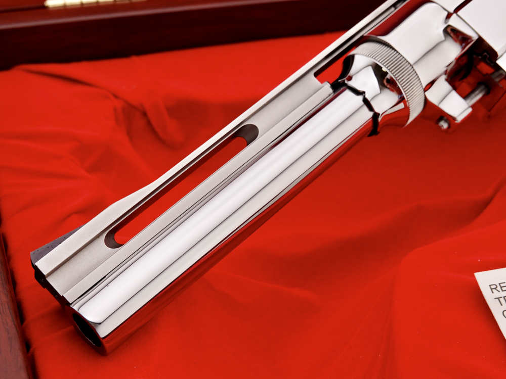 RARE 2008 WILDEY SURVIVOR 8" .45 WINCHESTER MAGNUM MIRROR POLISH STAINLESS-img-11
