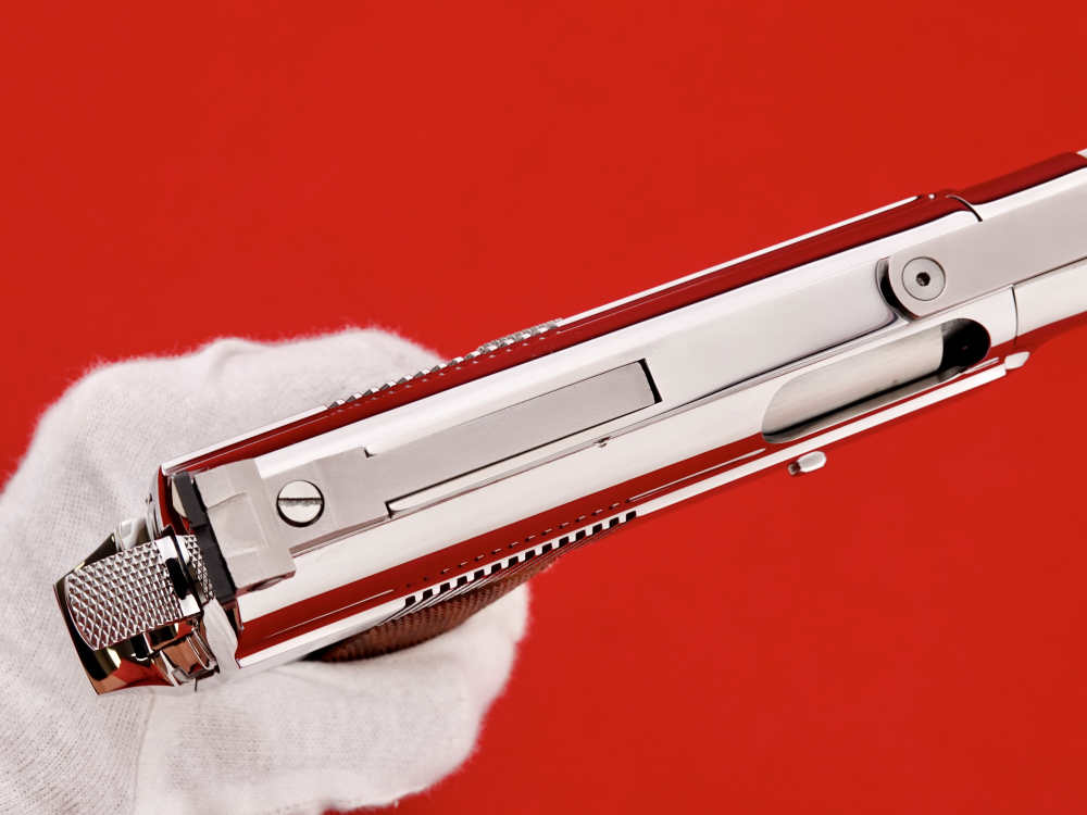 RARE 2008 WILDEY SURVIVOR 8" .45 WINCHESTER MAGNUM MIRROR POLISH STAINLESS-img-22