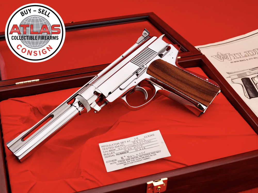 RARE 2008 WILDEY SURVIVOR 8" .45 WINCHESTER MAGNUM MIRROR POLISH STAINLESS-img-10