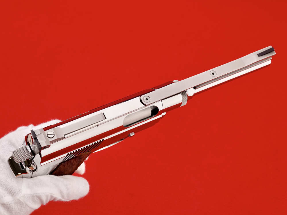 RARE 2008 WILDEY SURVIVOR 8" .45 WINCHESTER MAGNUM MIRROR POLISH STAINLESS-img-19