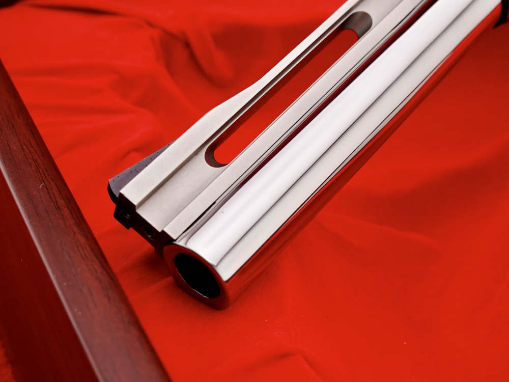 RARE 2008 WILDEY SURVIVOR 8" .45 WINCHESTER MAGNUM MIRROR POLISH STAINLESS-img-12