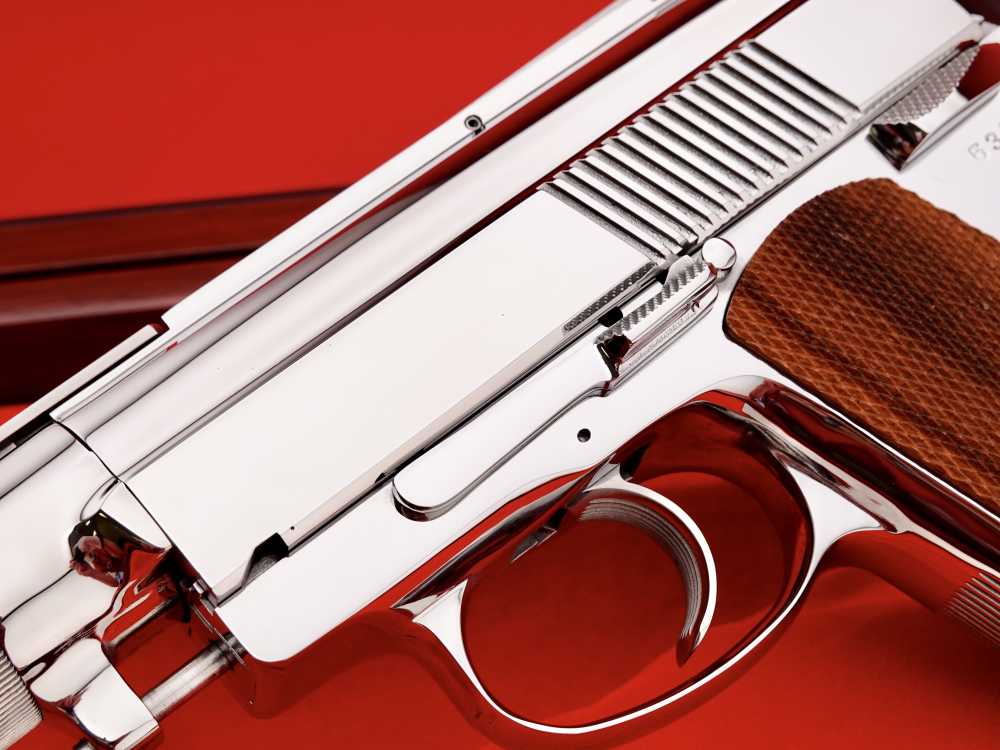 RARE 2008 WILDEY SURVIVOR 8" .45 WINCHESTER MAGNUM MIRROR POLISH STAINLESS-img-15