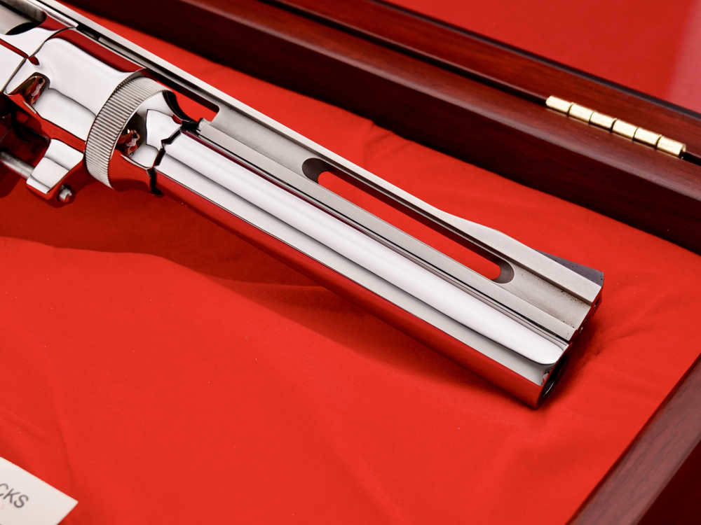 RARE 2008 WILDEY SURVIVOR 8" .45 WINCHESTER MAGNUM MIRROR POLISH STAINLESS-img-3