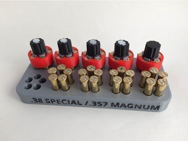 Loading Block .38/.357 5 shot for Revolver S&W Taurus .38 Speci-img-1