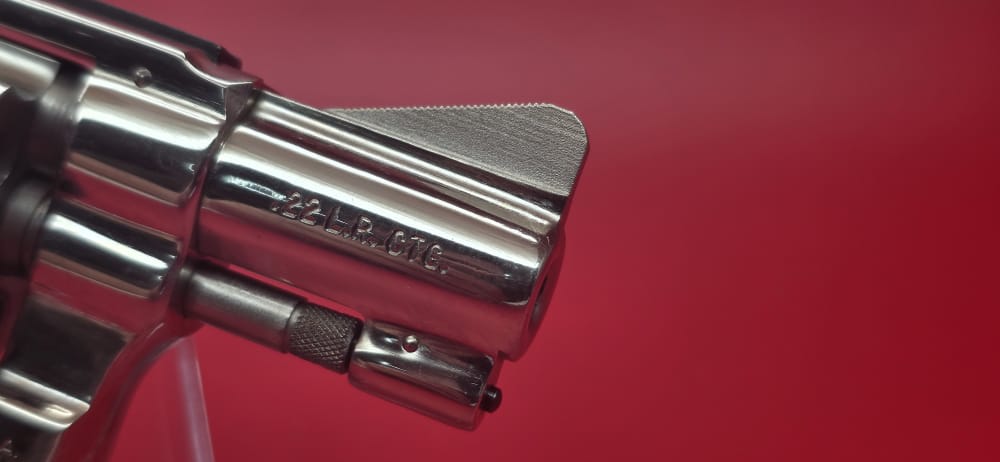 Rare Smith & Wesson 34-1 2" Nickel Plated .22Lr-img-11