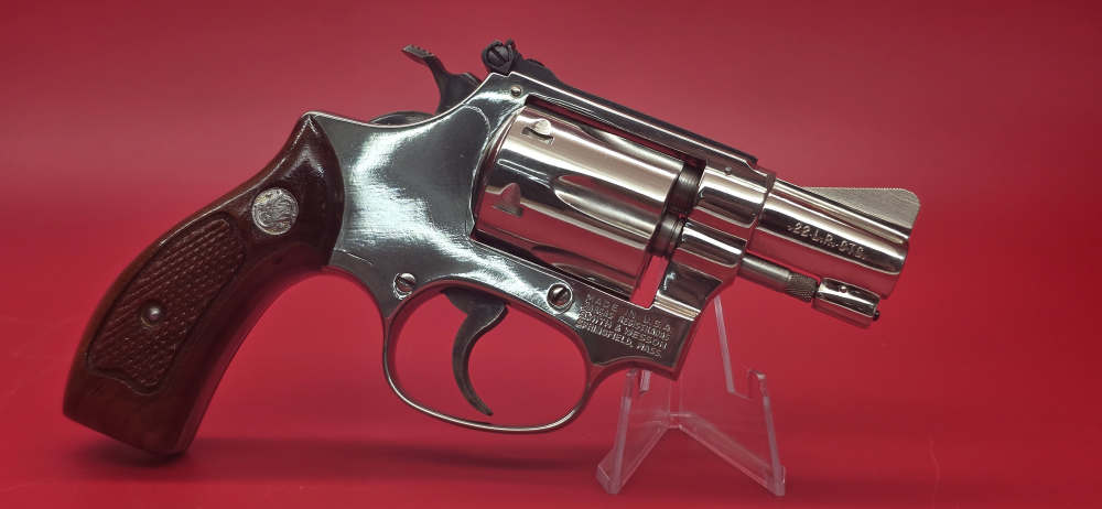 Rare Smith & Wesson 34-1 2" Nickel Plated .22Lr-img-8