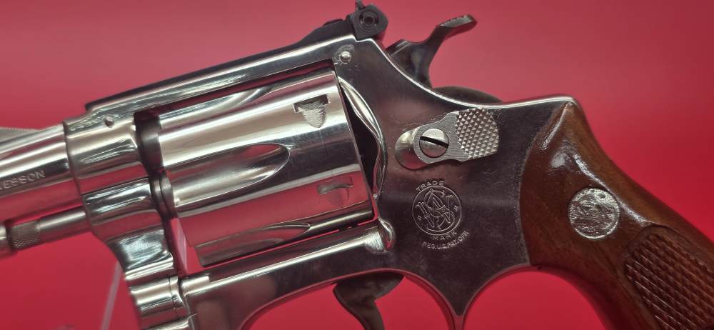 Rare Smith & Wesson 34-1 2" Nickel Plated .22Lr-img-2