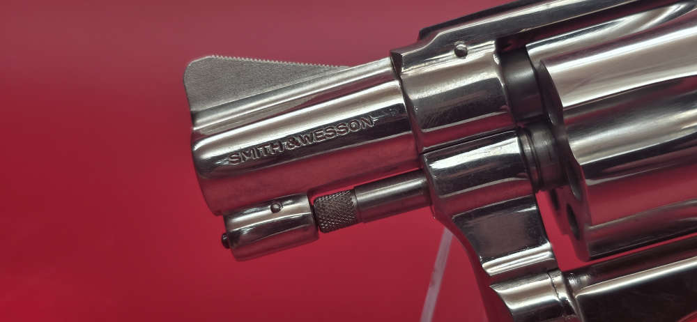 Rare Smith & Wesson 34-1 2" Nickel Plated .22Lr-img-1