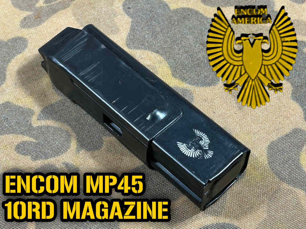 ENCOM MP-45 MAC-10 45acp 10rd Magazine Enfield RARE MP45 NOS EXC -img-0