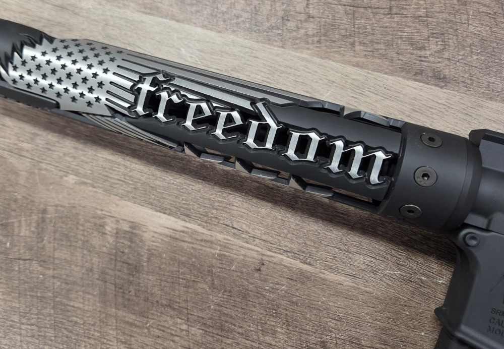 PRE-OWNED - Spike's Tactical ST-15 FREEDOM Matte Black/Polished 5.56 NATO-img-4