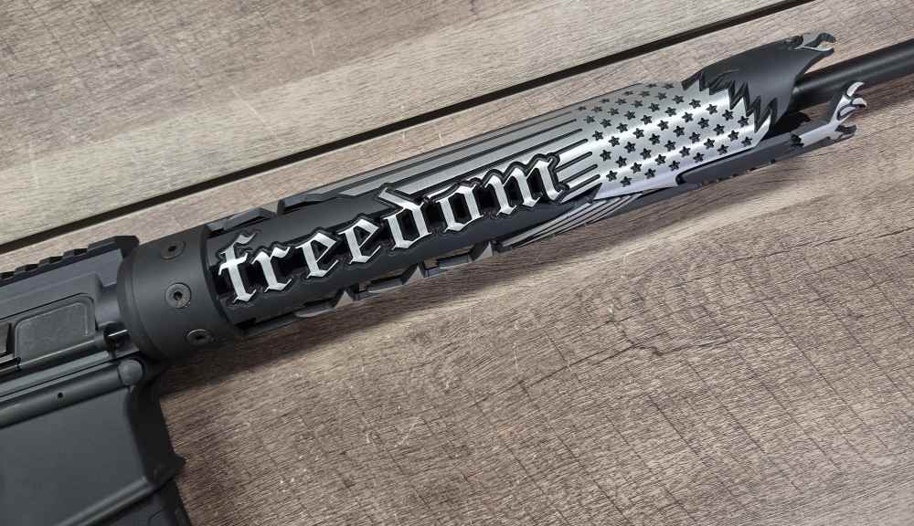 PRE-OWNED - Spike's Tactical ST-15 FREEDOM Matte Black/Polished 5.56 NATO-img-5