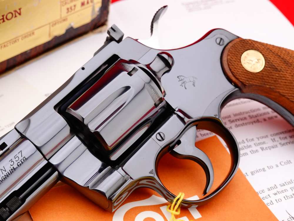 MUSEUM GRADE 1978 COLT PYTHON 2.5" DELUXE ROYAL BLUE .357 MAGNUM 100% NOS-img-5