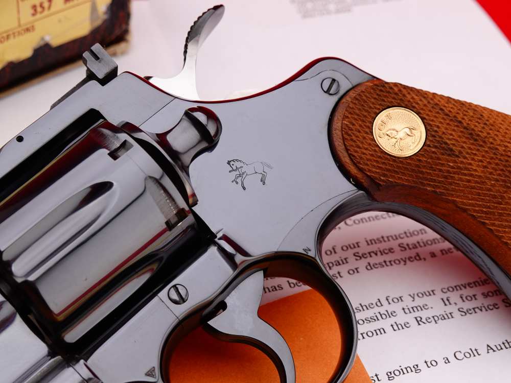MUSEUM GRADE 1978 COLT PYTHON 2.5" DELUXE ROYAL BLUE .357 MAGNUM 100% NOS-img-7