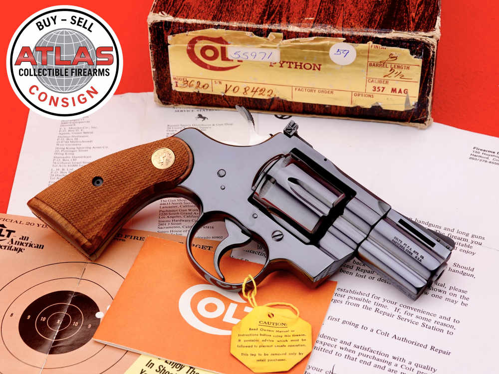 MUSEUM GRADE 1978 COLT PYTHON 2.5" DELUXE ROYAL BLUE .357 MAGNUM 100% NOS-img-9