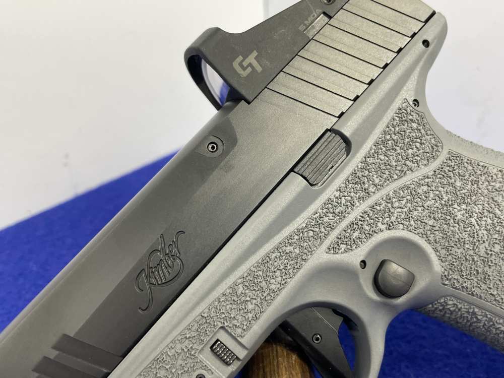 Kimber R7 Mako 9mm 3.37" Blk/Grey *CRIMSON TRACE REDDOT W/ 15 ROUND mag*-img-12