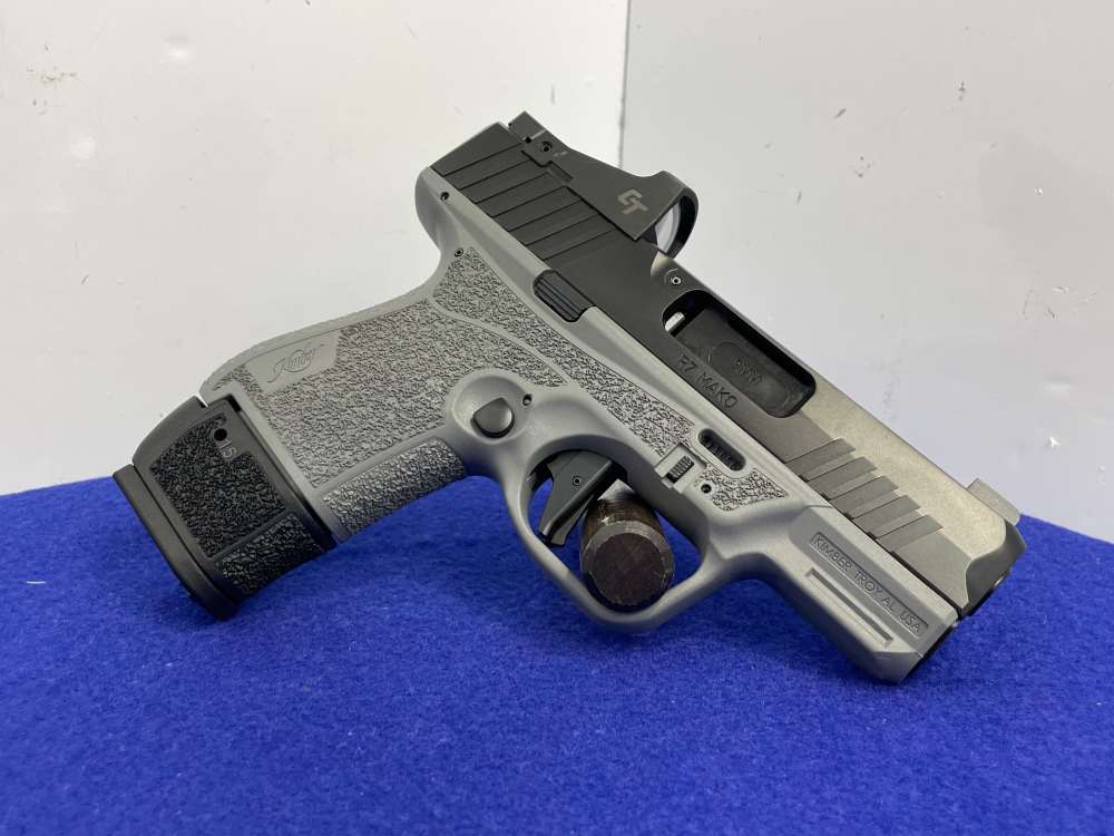 Kimber R7 Mako 9mm 3.37" Blk/Grey *CRIMSON TRACE REDDOT W/ 15 ROUND mag*-img-15