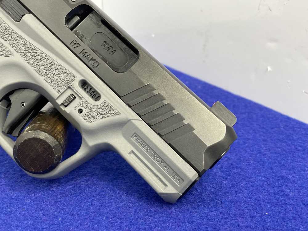 Kimber R7 Mako 9mm 3.37" Blk/Grey *CRIMSON TRACE REDDOT W/ 15 ROUND mag*-img-22