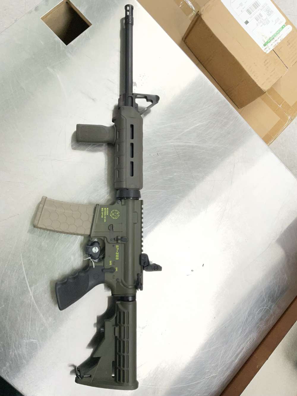 Ruger AR556 very good condition olive drab -img-0