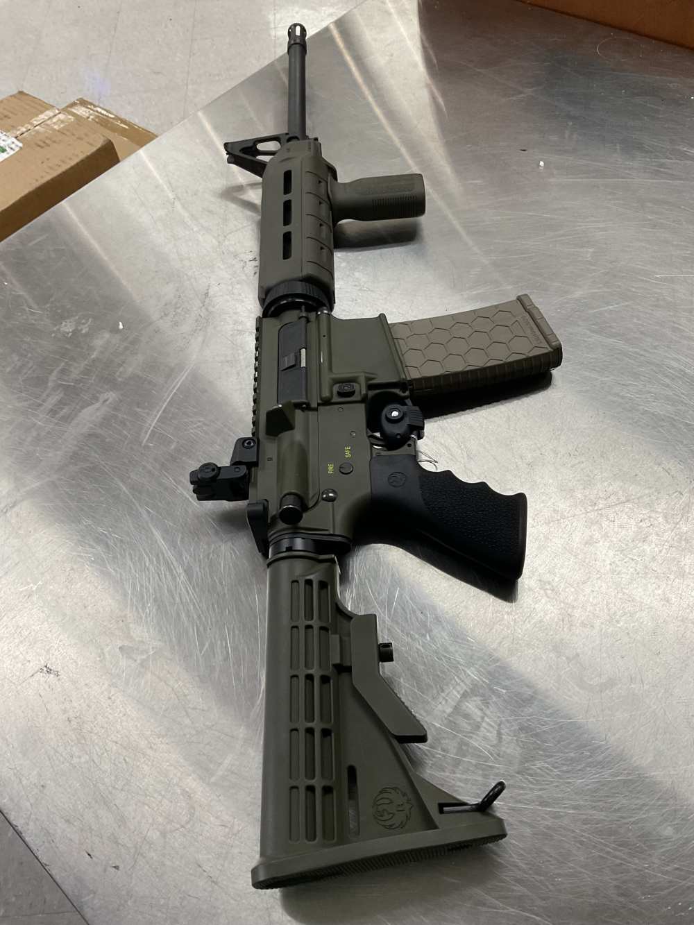 Ruger AR556 very good condition olive drab -img-5