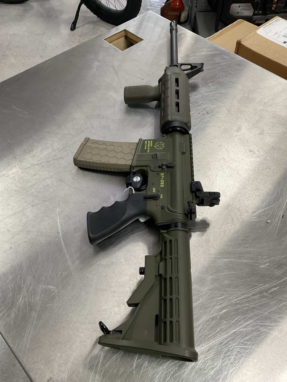 Ruger AR556 very good condition olive drab -img-2
