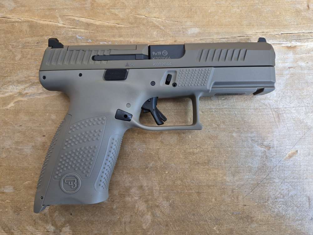 CZ P-10C 9mm FDE +2 Mags & Orig Case Optic Ready 91577-img-3