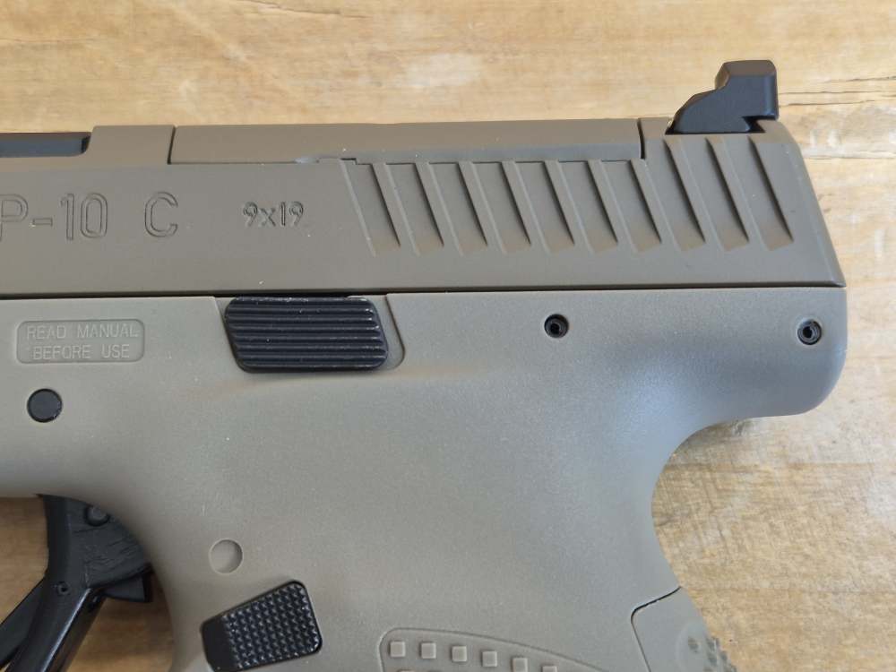 CZ P-10C 9mm FDE +2 Mags & Orig Case Optic Ready 91577-img-14