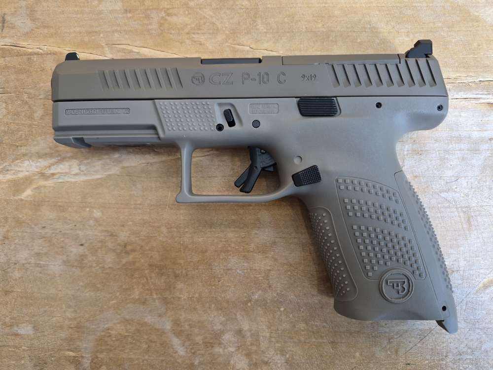CZ P-10C 9mm FDE +2 Mags & Orig Case Optic Ready 91577-img-2