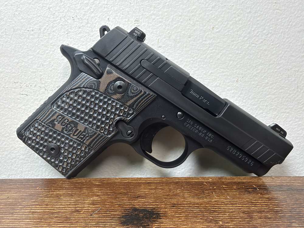 SIG Sauer P938 Extreme 9mm 3" Night Sights 6 Mags Holster-img-1
