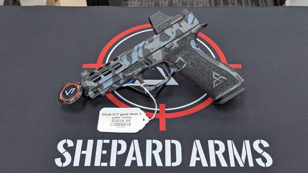 SA Custom Glock G17 Gen6 | Raptor Cuts | Camo | Holosun 508T | Stippled-img-0