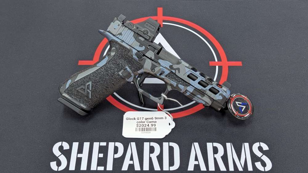 SA Custom Glock G17 Gen6 | Raptor Cuts | Camo | Holosun 508T | Stippled-img-4