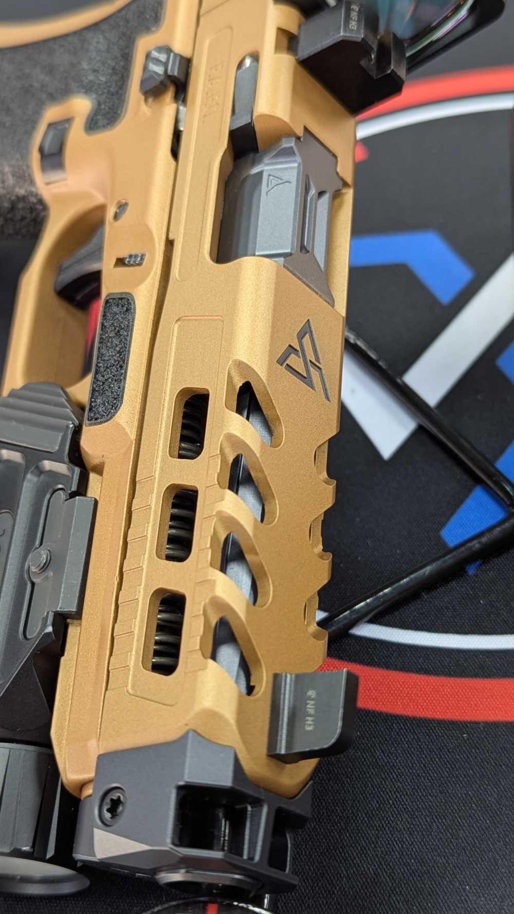 SA Custom Glock 17 Gen5 |Raptor Cuts | Ramjet |Tyrant CNC | Copper Cerakote-img-1