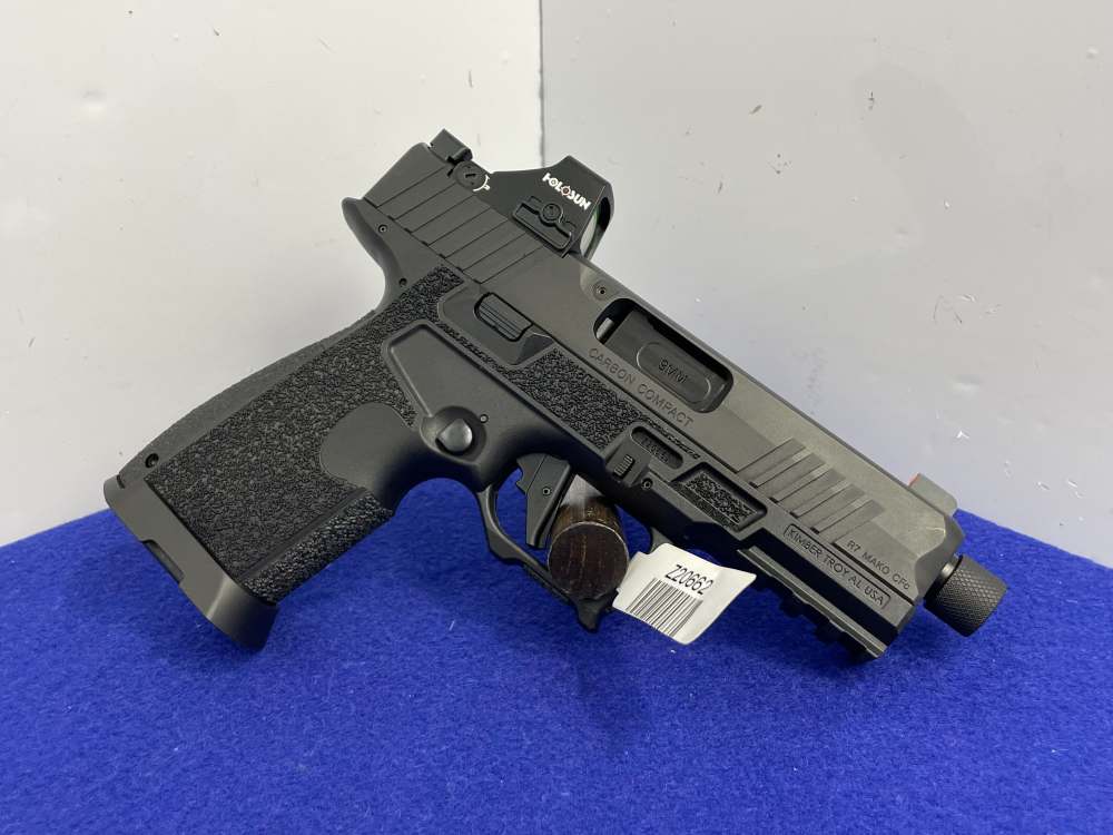 Kimber R7 Mako Carbon Compact 9MM 4.4" Blk*THREADED BARREL W/ HOLOSUN 407K*-img-16