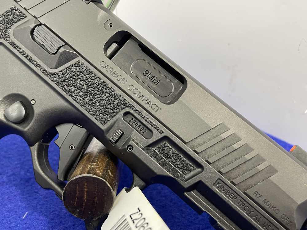 Kimber R7 Mako Carbon Compact 9MM 4.4" Blk*THREADED BARREL W/ HOLOSUN 407K*-img-22