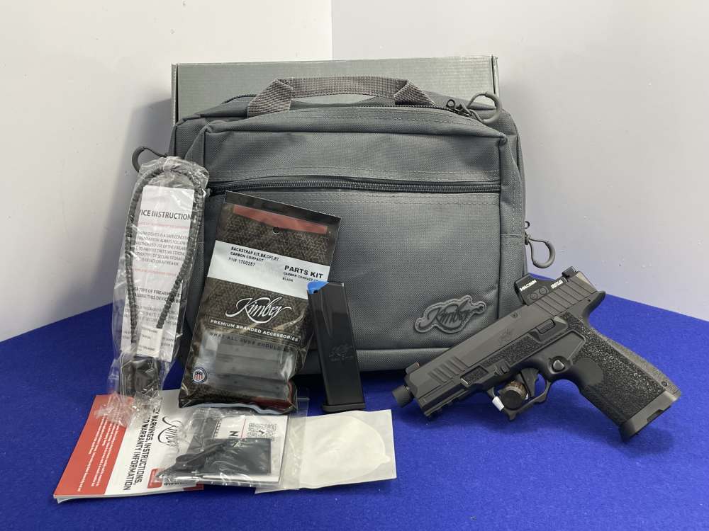Kimber R7 Mako Carbon Compact 9MM 4.4" Blk*THREADED BARREL W/ HOLOSUN 407K*-img-4