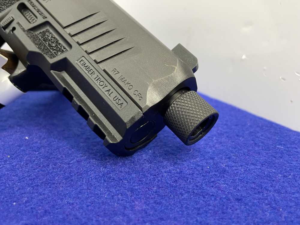 Kimber R7 Mako Carbon Compact 9MM 4.4" Blk*THREADED BARREL W/ HOLOSUN 407K*-img-25
