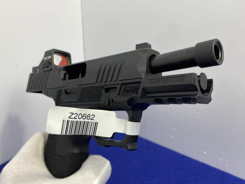 Kimber R7 Mako Carbon Compact 9MM 4.4" Blk*THREADED BARREL W/ HOLOSUN 407K*-img-43