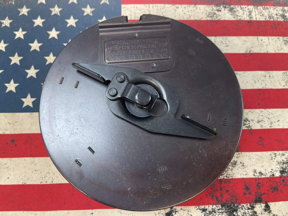 Crosby Magazine Type L Thompson Submachine Gun Drum-img-0