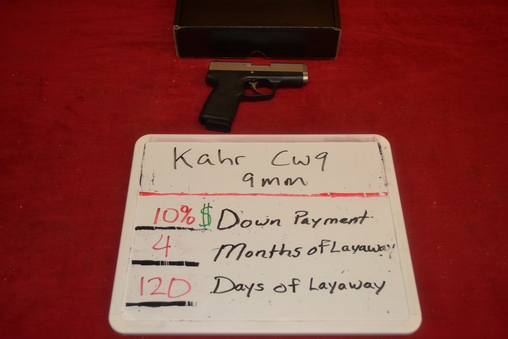 Kahr CW9 9mm 3.6"Barrel, Layaway Available.-img-0