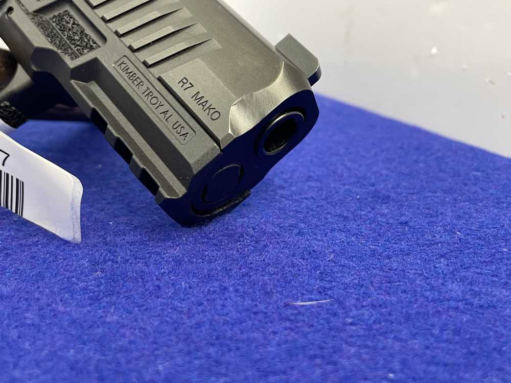Kimber R7 Mako Carbon Compact 9mm 3.9" Blk *MOUNTED HOLOSUN 407K X2 REDDOT*-img-23