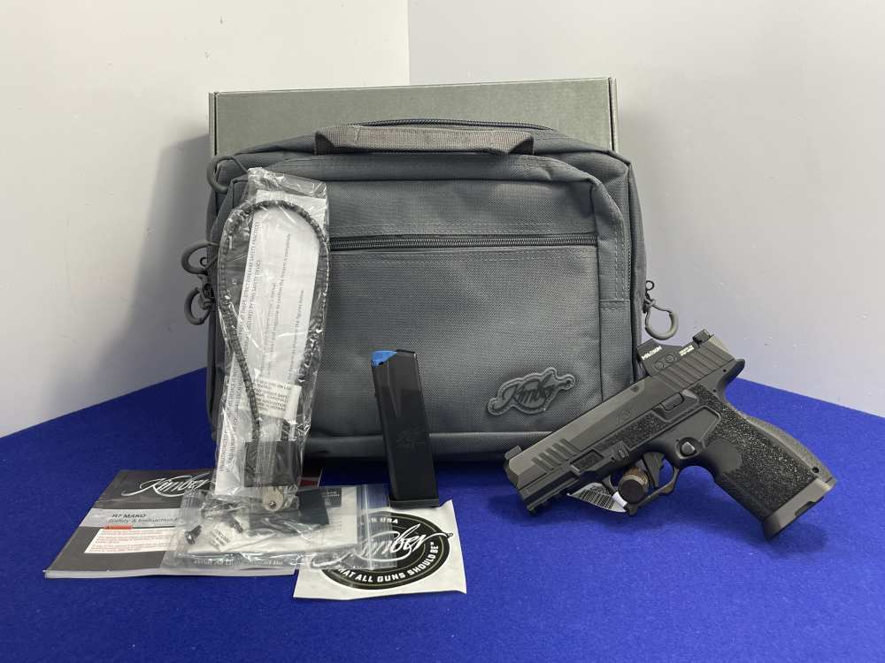 Kimber R7 Mako Carbon Compact 9mm 3.9" Blk *MOUNTED HOLOSUN 407K X2 REDDOT*-img-4