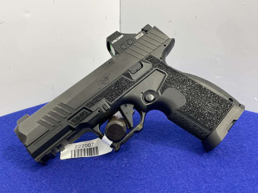 Kimber R7 Mako Carbon Compact 9mm 3.9" Blk *MOUNTED HOLOSUN 407K X2 REDDOT*-img-7