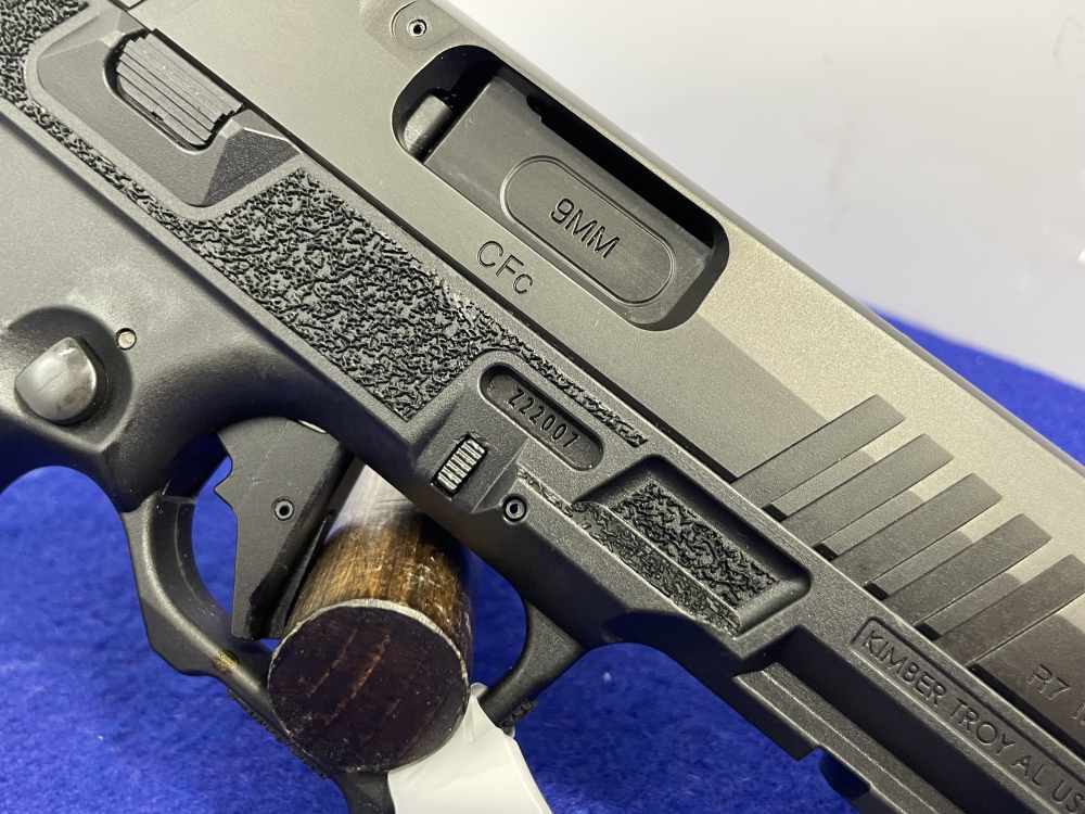 Kimber R7 Mako Carbon Compact 9mm 3.9" Blk *MOUNTED HOLOSUN 407K X2 REDDOT*-img-20