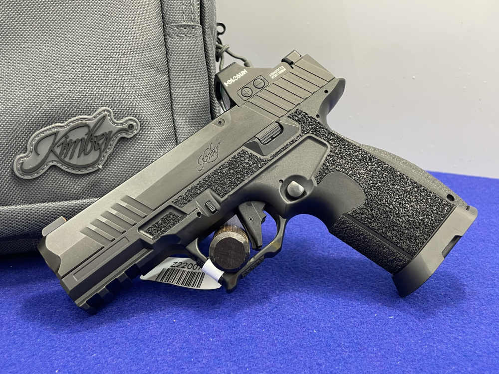 Kimber R7 Mako Carbon Compact 9mm 3.9" Blk *MOUNTED HOLOSUN 407K X2 REDDOT*-img-3